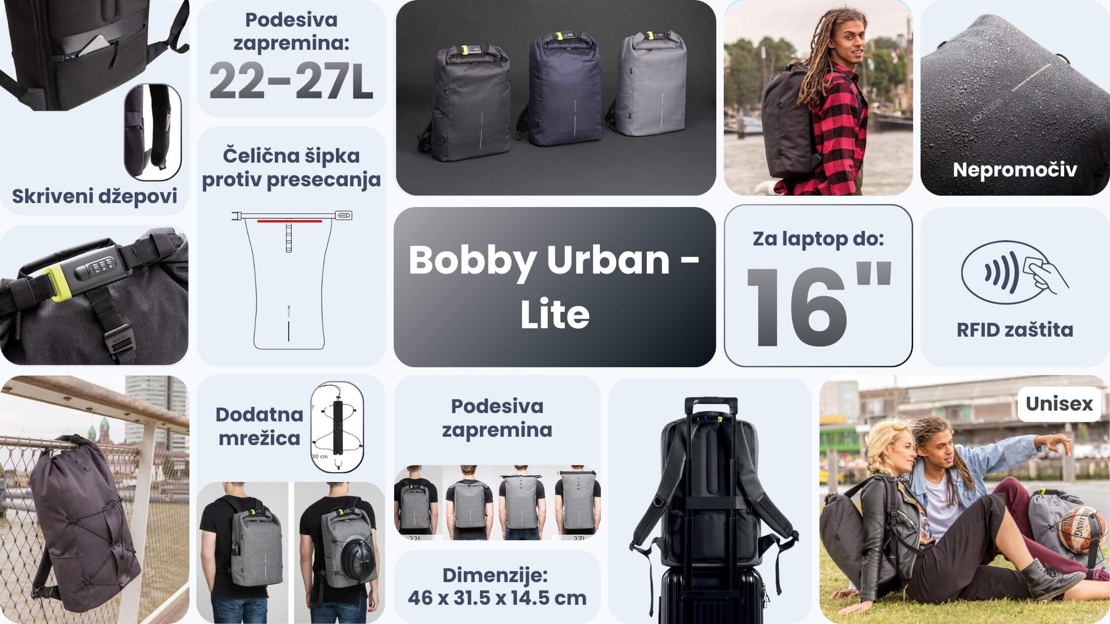 bobby urban lite laptop ranac karakteristike xd design 2