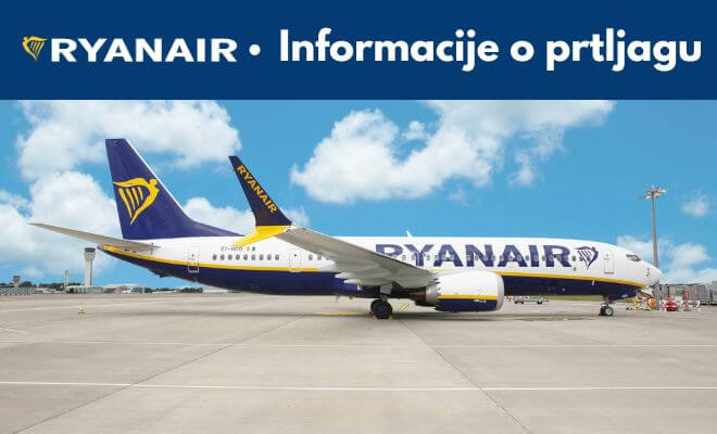 ryan air informacije rucni prtljag za avion