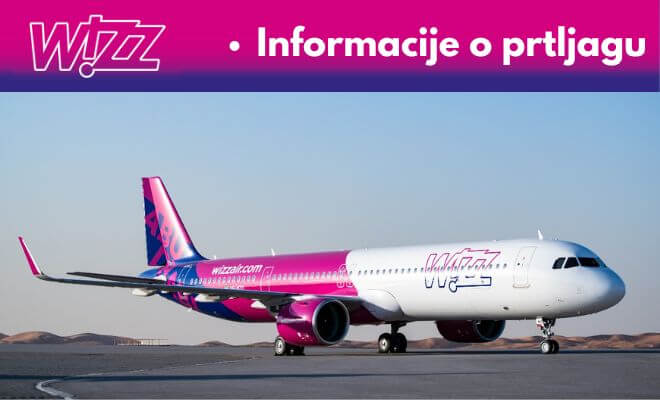 wizz air informacije rucni prtljag za avion