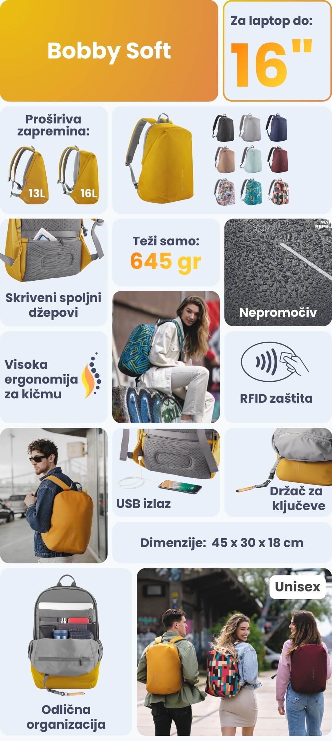 Boban Soft ranac za laptop karakteristike